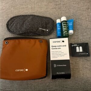 NEW JetBlue MINT First Class Luxury Amenity Travel Kit Caraa & Dr. Dennis Gross